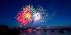 Fireworks on the Lake for July 4th